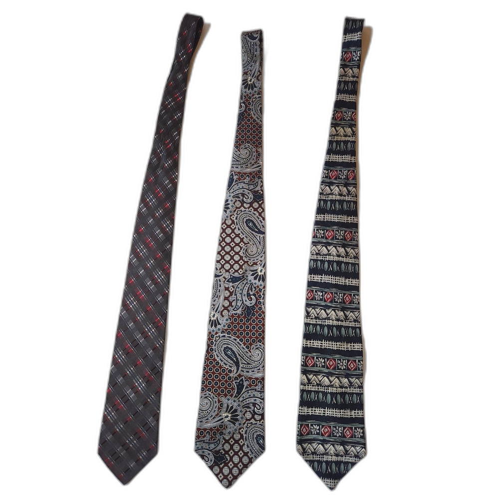 Men’s Tie Lot (3) – 2 Silk – Stafford, J.T. Beckett, Axcess